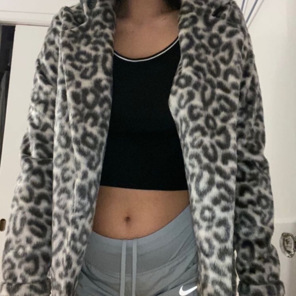 Animal print jacket